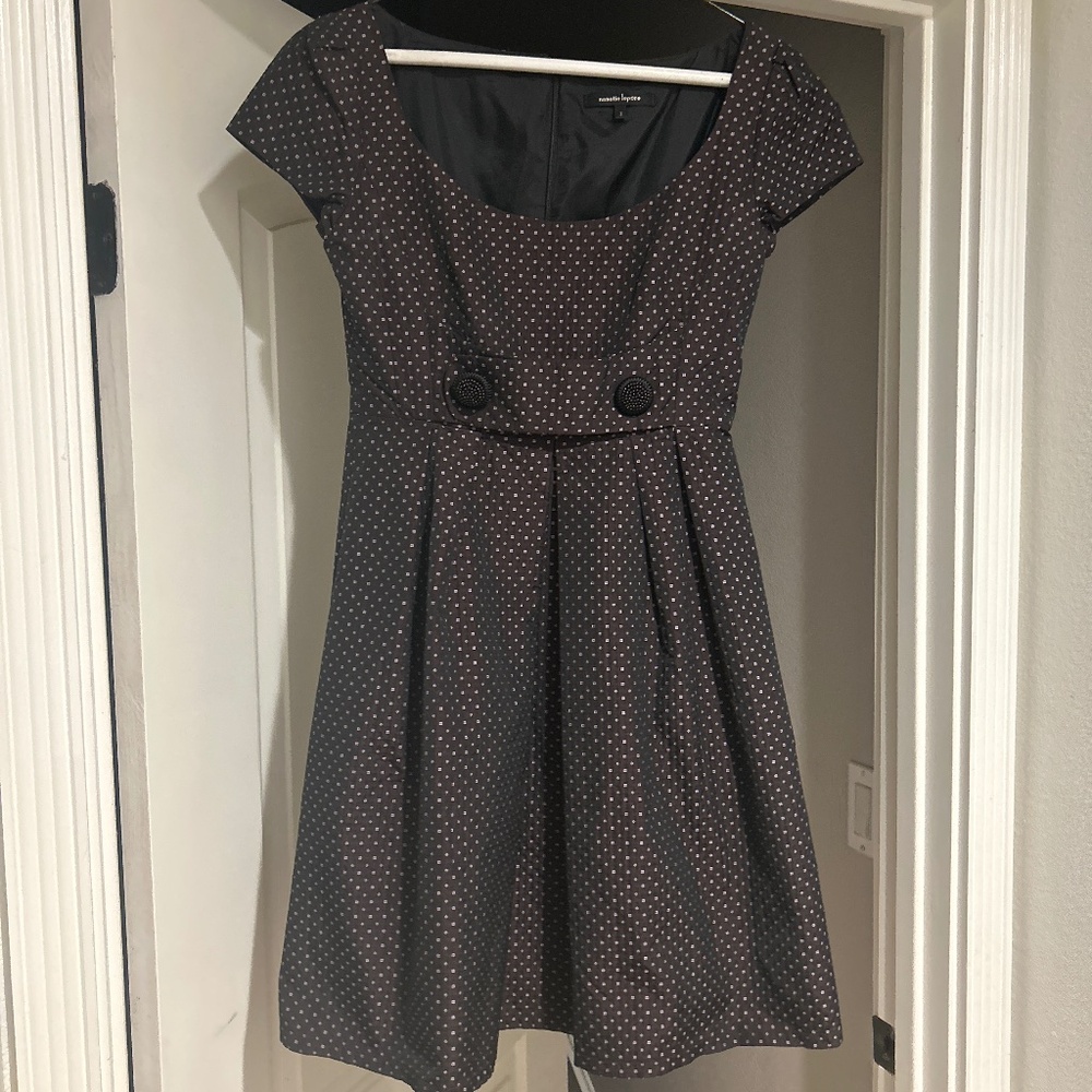 nanette lapore black classic formal dress